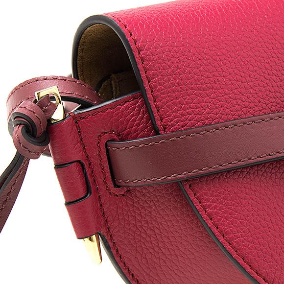 ロエベ LOEWE バッグ レディース ショルダーバッグ ラズベリー×ワイン  [ゲート ミニバッグ] 321 12 U62 7604
