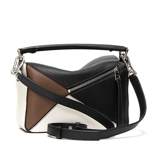 ロエベ LOEWE ショルダーバッグ パズルバッグ ブラック/ブルネット PUZZLE SMALL BAG 322.30IS21 1937