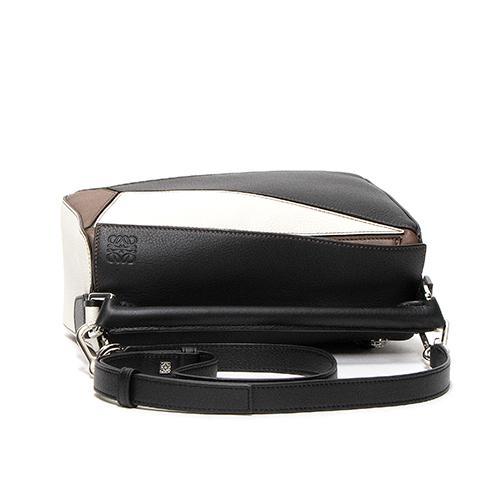 ロエベ LOEWE ショルダーバッグ パズルバッグ ブラック/ブルネット PUZZLE SMALL BAG 322.30IS21 1937