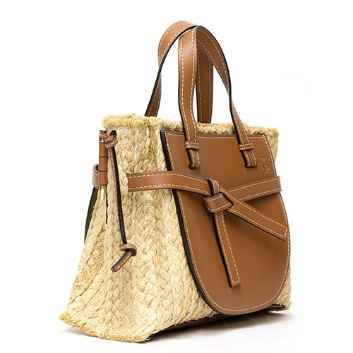 ロエベ  LOEWE ショルダーバッグ ゲートトップハンドルスモールバッグ タン/ナチュラル 329.13.U61 2924