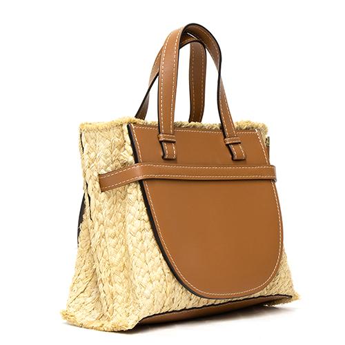 ロエベ  LOEWE ショルダーバッグ ゲートトップハンドルスモールバッグ タン/ナチュラル 329.13.U61 2924