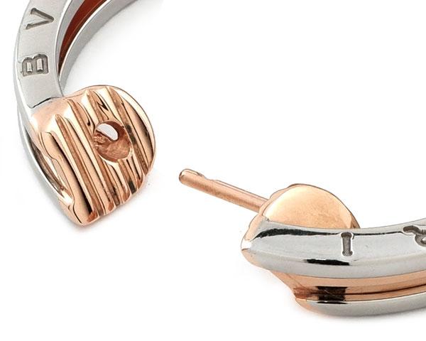 ブルガリ BVLGARI ピアス B-zero1 ビーゼロワン K18PG 750 18金 ピンクゴールド SS レディース  BHF66569