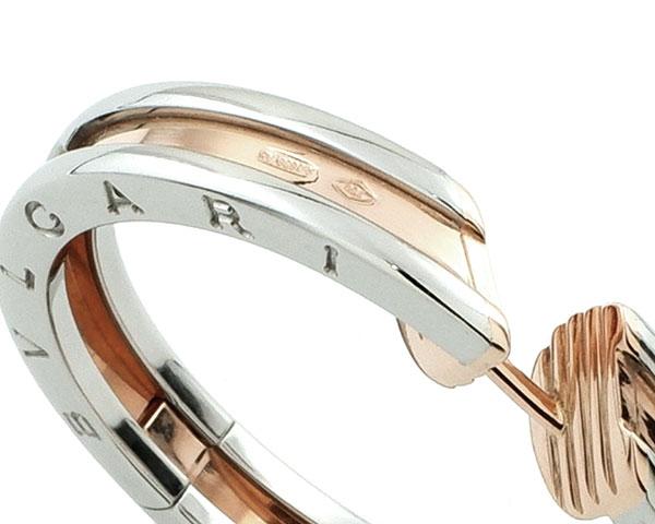 ブルガリ BVLGARI ピアス B-zero1 ビーゼロワン K18PG 750 18金 ピンクゴールド SS レディース  BHF66569