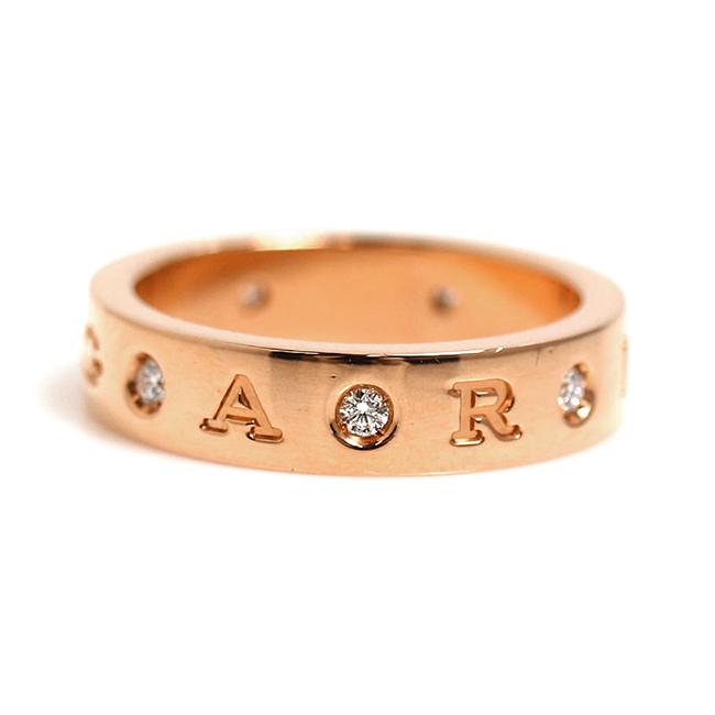 ブルガリ BVLGARI ブルガリ・ブルガリ リング K18PG 7Pダイヤモンド 指輪 メンズ ジュエリー アクセサリー BH1085655