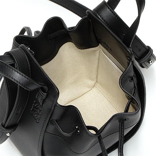 ロエベ LOEWE ハンドバッグ(2WAY仕様) ミニハンモックDWバッグ ブラック BAG 329.77.V07 1100