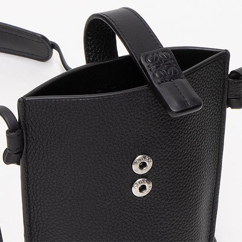 ロエベ LOEWE ショルダーバッグ ポケット ブラック POCKET 124.12.Z45 1100