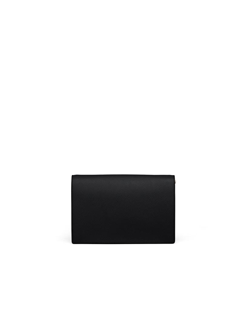 PRADA プラダ サフィアーノレザー ミニ エンベロープバッグ ブラック 1BP020_2EVU_F0VCN