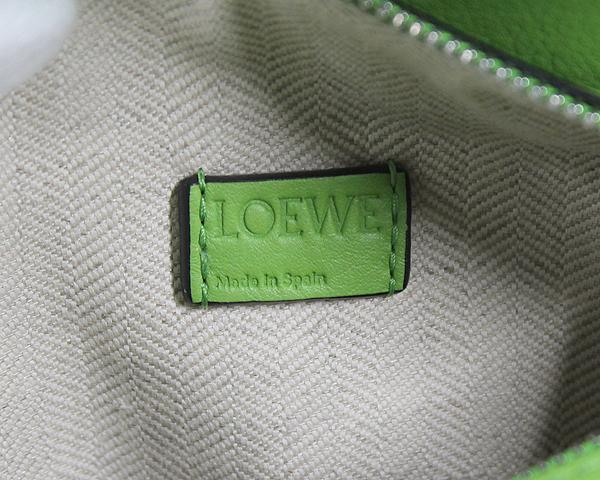 ロエベ LOEWE 2WAY ショルダーバッグ ミニ パズルバッグ クラシックカーフ ヴェルデ シルバー金具  レディース 322.30.U95​