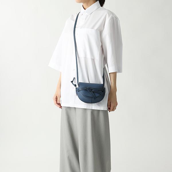 ロエベ  MINI GATE BAG ミニ ゲートバッグ レザー ポシェット ショルダーバッグ 5074 鞄 レディース 321.12.U62