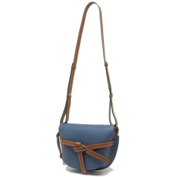 ロエベ ショルダーバッグ  ゲートスモールバッグ  レディース LOEWE  ブルー 32112t205088