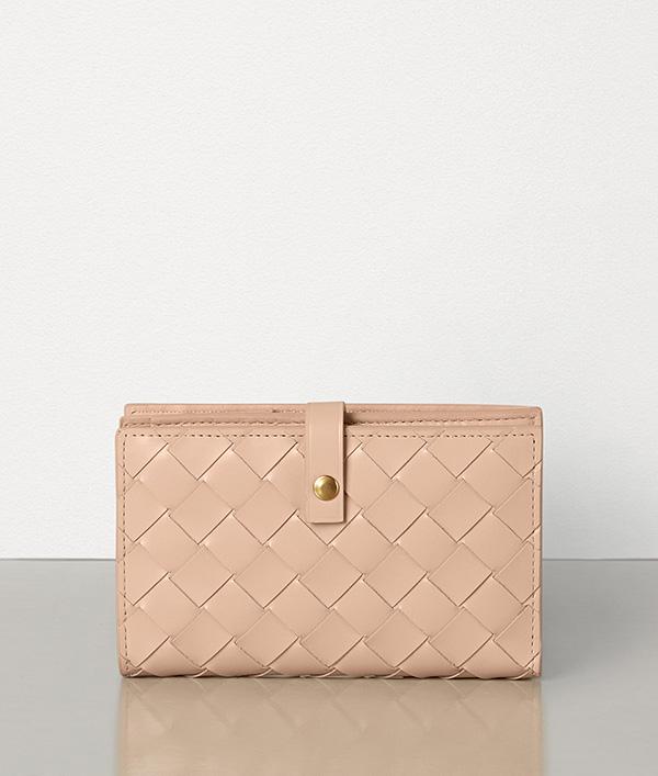 ボッテガヴェネタ BOTTEGA VENETA 2つ折り財布 小銭入れ付き レディース 591686-vmbi1-6950 スパッツォラートカーフ