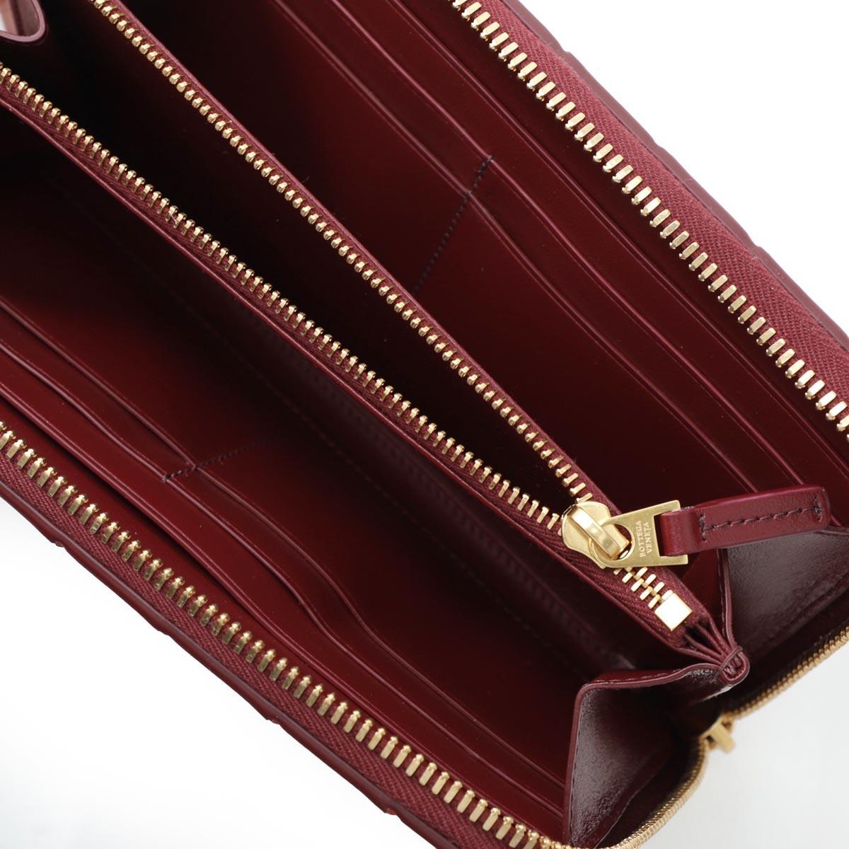 ボッテガヴェネタ BOTTEGA VENETA ラウンドファスナー 長財布 小銭入れ付き レディース 608053 vcpp2 6206