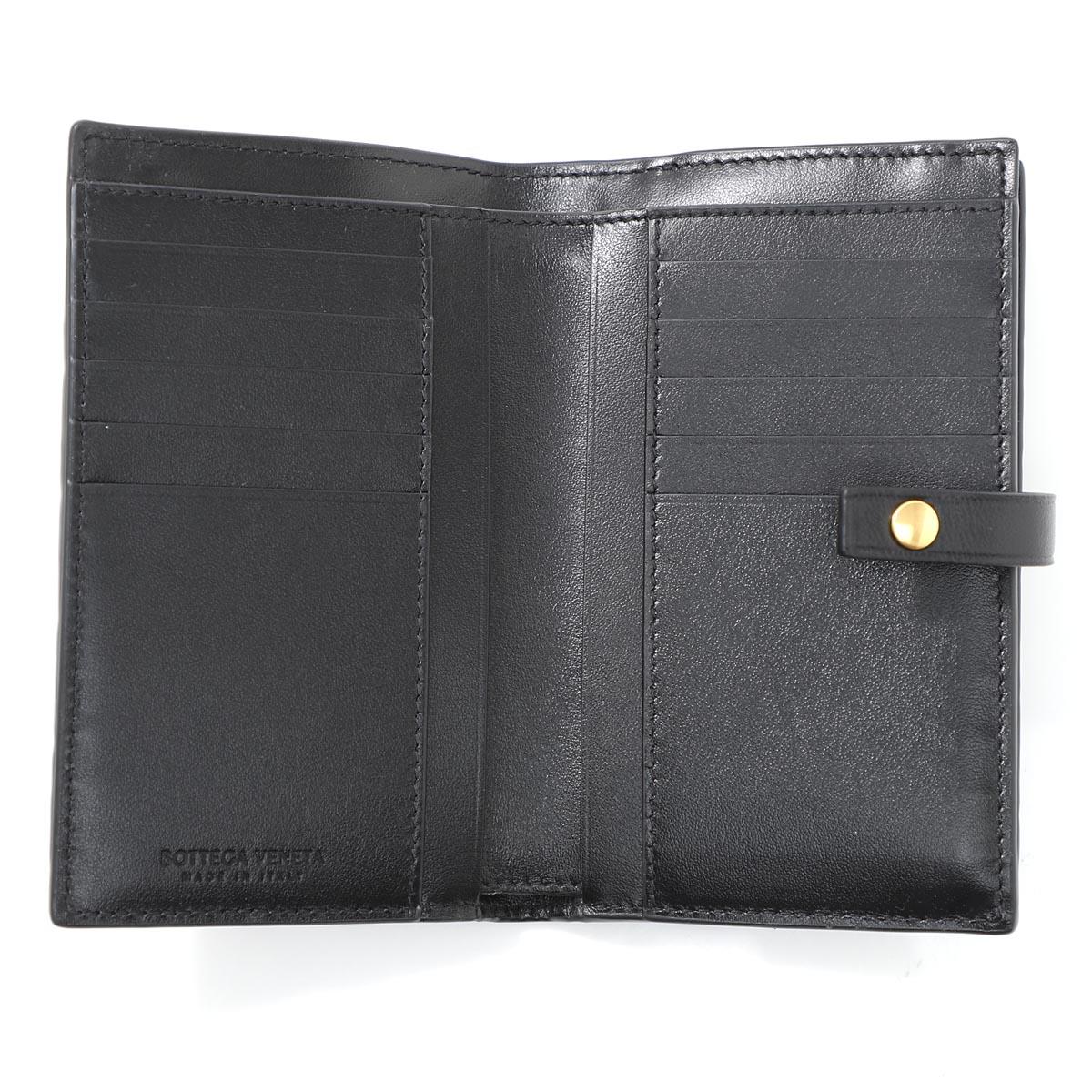 ボッテガヴェネタ  BOTTEGA VENETA ミディアム 二つ折りファスナーウォレット 609070-vcpp3-8648