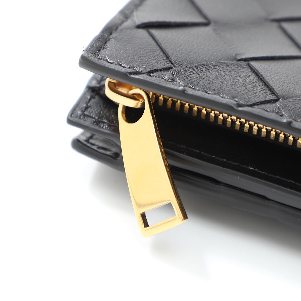 ボッテガヴェネタ  BOTTEGA VENETA ミディアム 二つ折りファスナーウォレット 609070-vcpp3-8648