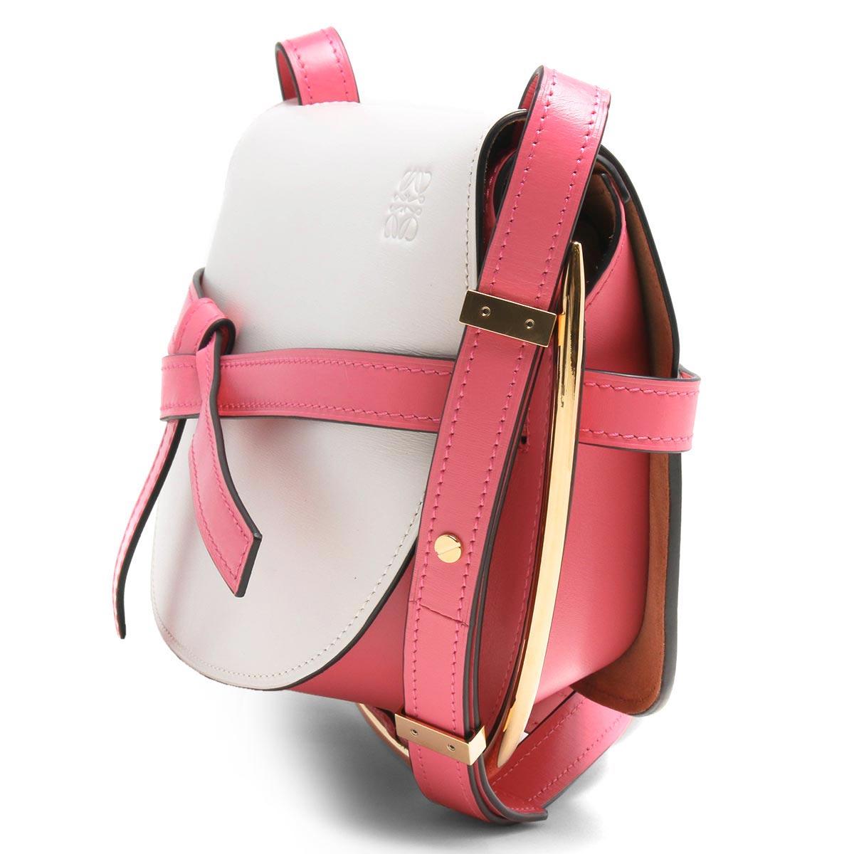ロエベ LOEWE ショルダーバッグ ゲート/GATE スモール/SMALL ホワイト&ワイルドローズ  レディース 321 BT20 74 1934