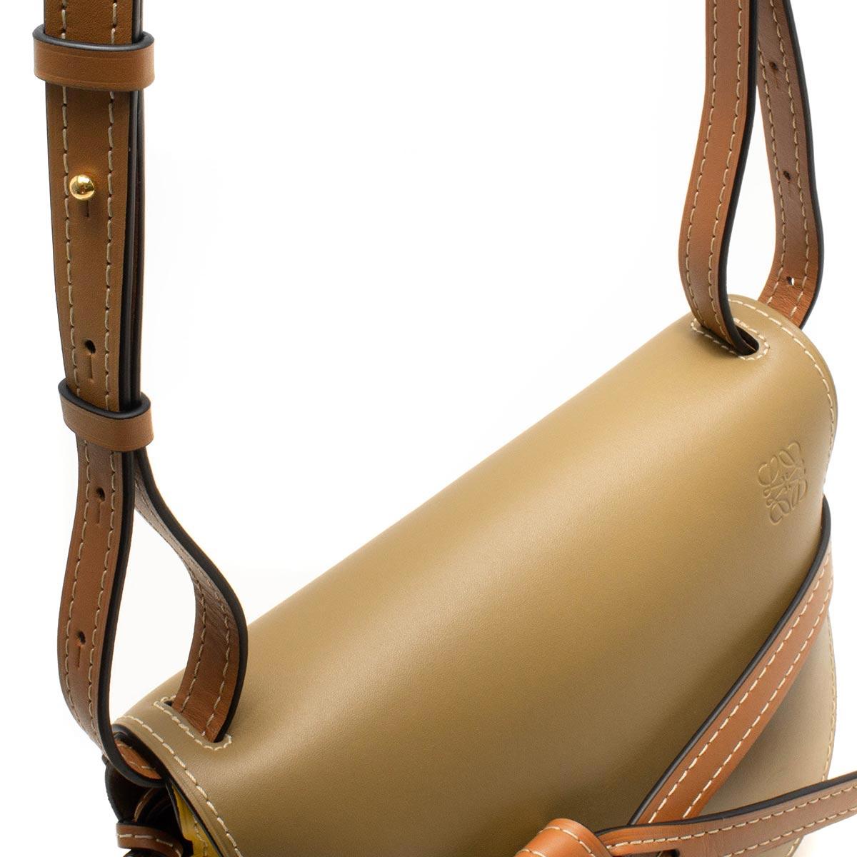 ロエベ LOEWE ショルダーバッグ ゲート/GATE スモール/SMALL カーキ&イエロー   レディース 321 T20 54 3011