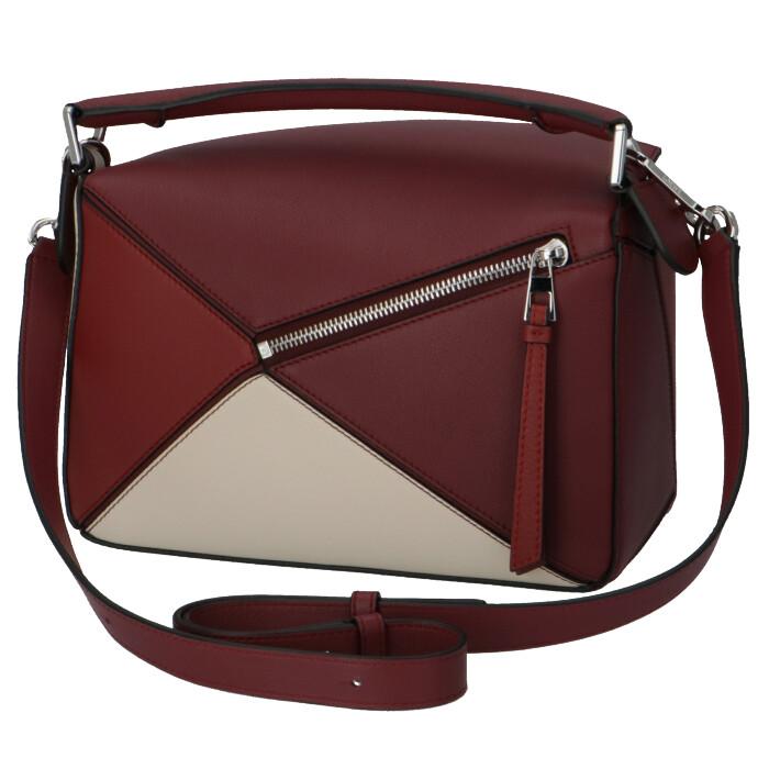 ロエベ LOEWE  バッグ パズル スモール 2WAY ショルダーバッグ  ワイン×ガーネット ダークレッド系 32230OS21 0024 6968