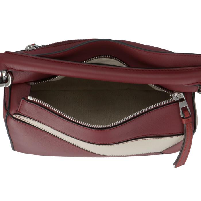 ロエベ LOEWE  バッグ パズル スモール 2WAY ショルダーバッグ  ワイン×ガーネット ダークレッド系 32230OS21 0024 6968