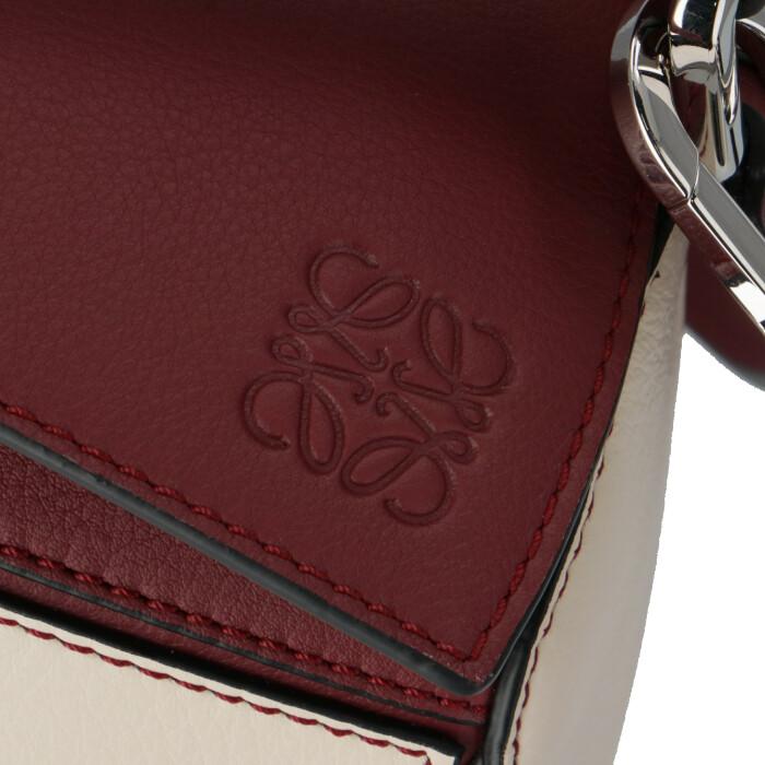 ロエベ LOEWE  バッグ パズル スモール 2WAY ショルダーバッグ  ワイン×ガーネット ダークレッド系 32230OS21 0024 6968
