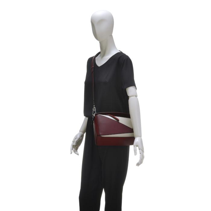 ロエベ LOEWE  バッグ パズル スモール 2WAY ショルダーバッグ  ワイン×ガーネット ダークレッド系 32230OS21 0024 6968