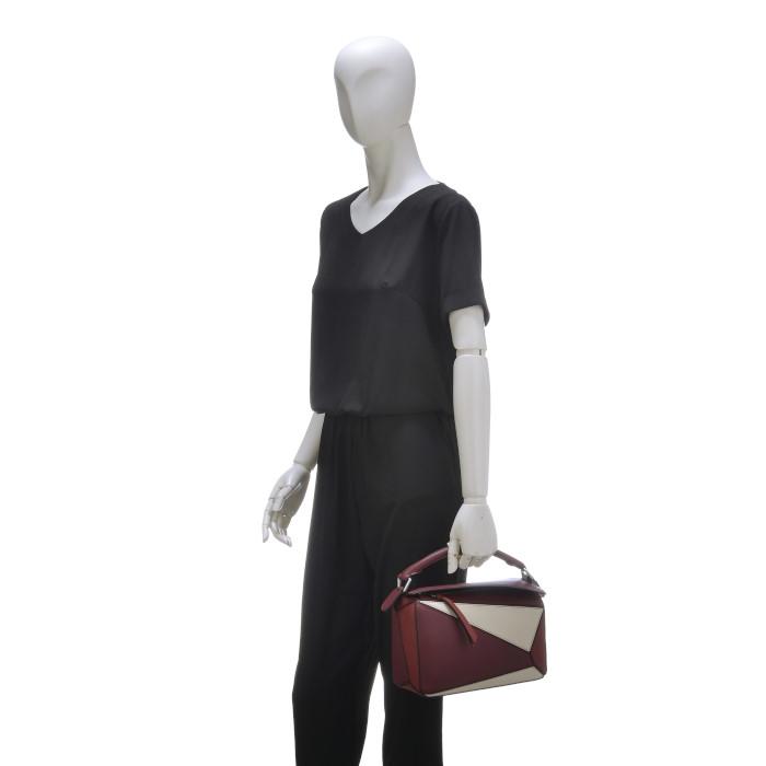 ロエベ LOEWE  バッグ パズル スモール 2WAY ショルダーバッグ  ワイン×ガーネット ダークレッド系 32230OS21 0024 6968