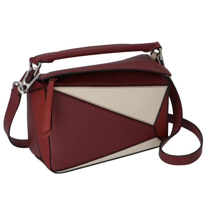 ロエベ LOEWE  バッグ パズル スモール 2WAY ショルダーバッグ  ワイン×ガーネット ダークレッド系 32230OS21 0024 6968