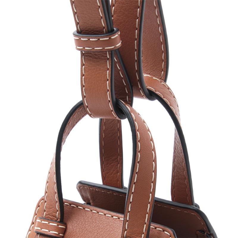 ロエベ LOEWE ショルダーバッグ 3WAY ブラウン レディース ギフト プレゼント 旅行 レザー 本革  ハンモック ミニ 31439 v07 2924