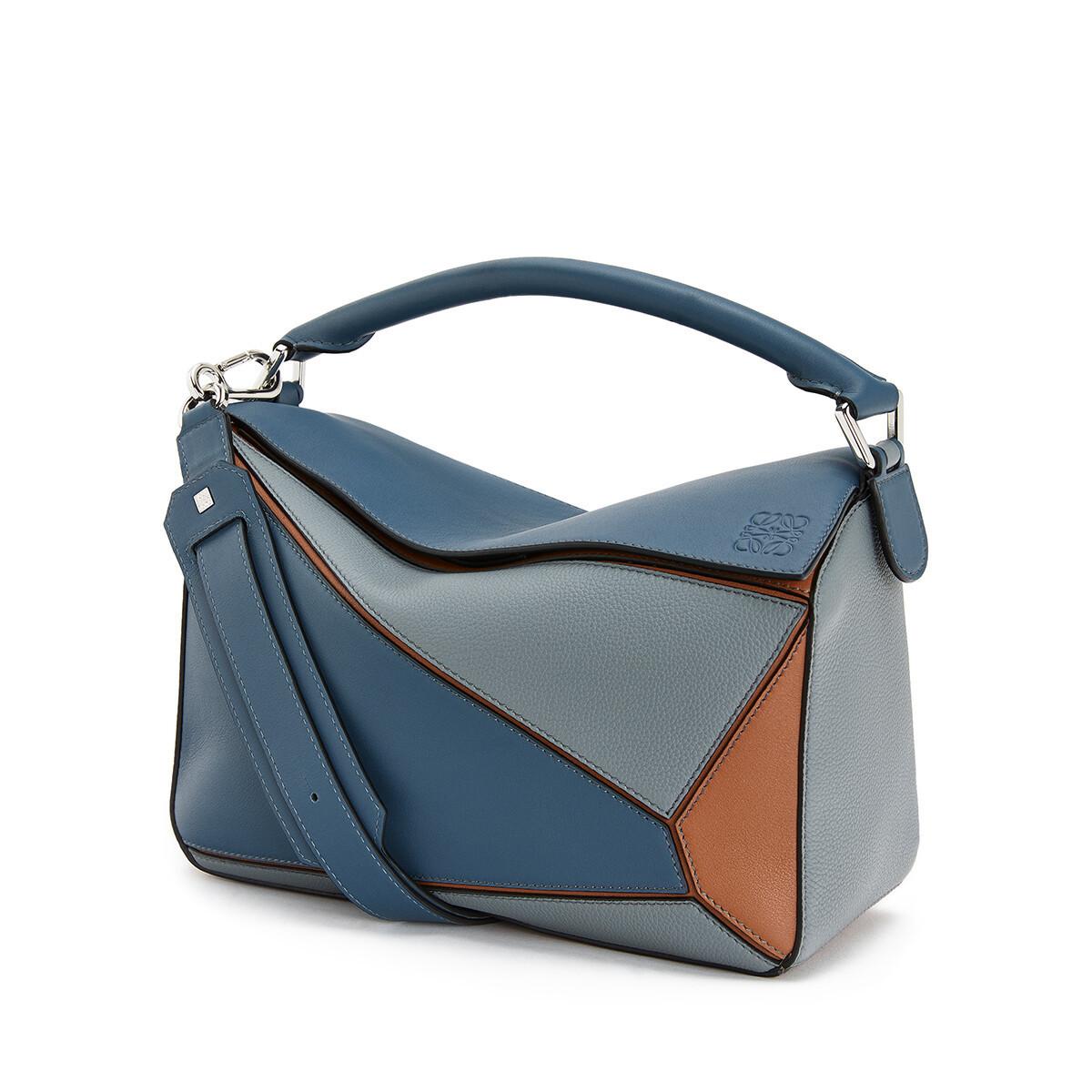 ロエベ  LOEWE パズル カーフ*着脱ストラップ付スモール 5Way バッグ Puzzle カウボーイ 322.30IS21