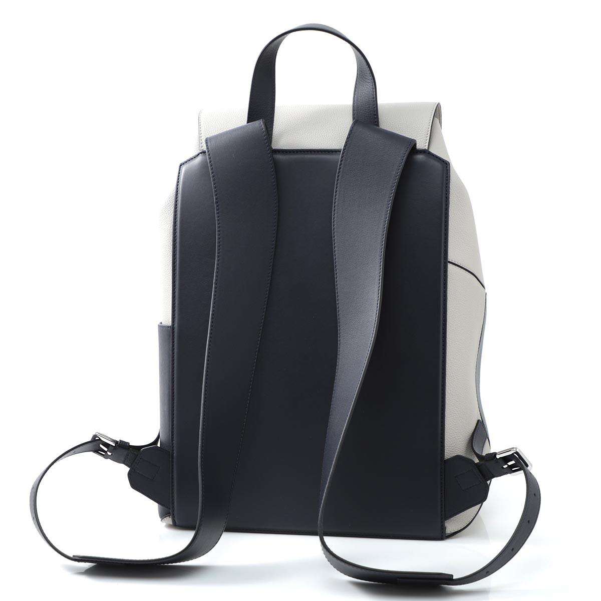 ロエベ LOEWE バックパック グレー メンズ レザー 本革 ギフト プレゼント  パズル 33512 fz54 1145