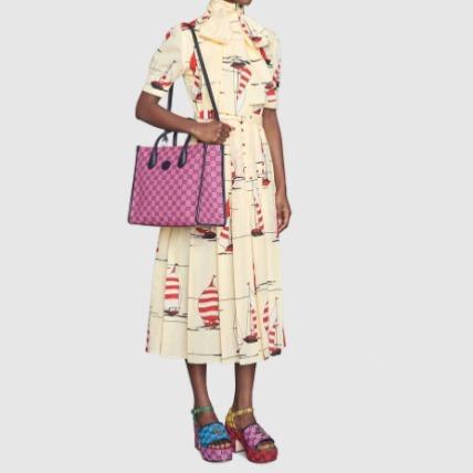 グッチ GUCCI GGマルチカラースモールショッピングバッグ トートバッグ 659983 2UZAN 5279