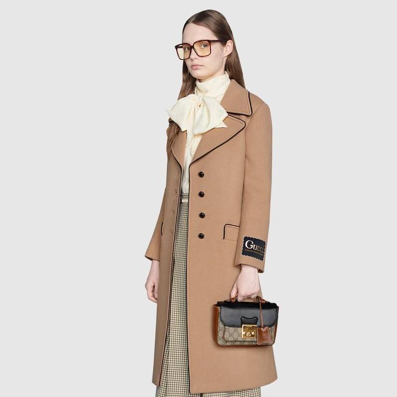 グッチ GUCCI キャンバス&スムースレザーミニショルダーバッグ 658487 2ZGAG 9785