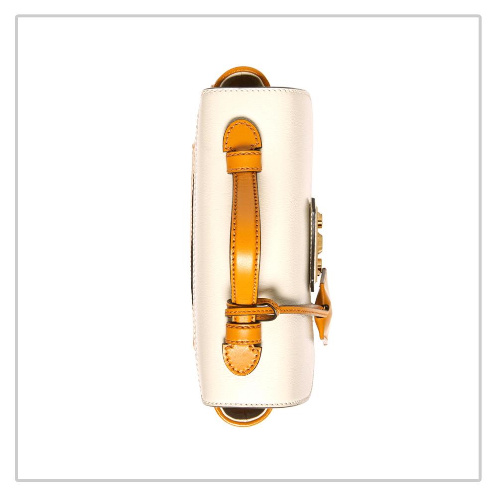 グッチ GUCCI キャンバス&スムースレザーミニショルダーバッグ 658487 2ZGAG 9763
