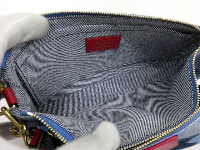 ルイヴィトン アクセサリーポーチ/コインケース/バッグ  ミュルティ ポシェット アクセソワール デニム モノグラム M44990