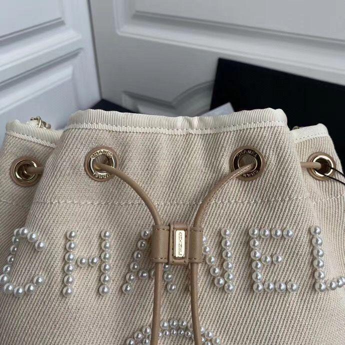 シャネル CHANEL スモールハンドバッグ ショルダーバッグ 巾着 AS1045