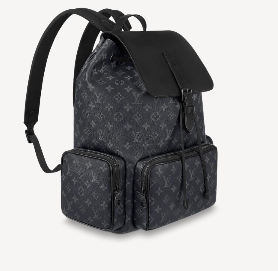 ルイヴィトン LOUIS VUITTON トリオバックパック モノグラム・エクリプス M45538