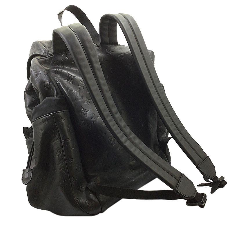 ルイ・ヴィトン LOUIS VUITTON ディスカバリー・バックパック  ブラック×ブラック金具 メンズ リュック・デイパック M43680​