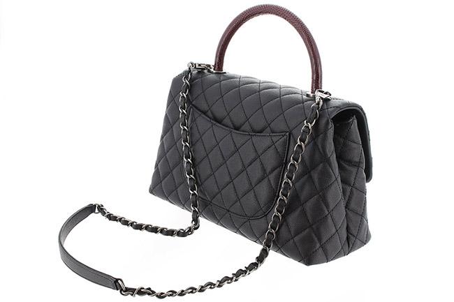 シャネル CHANEL シャネル トップハンドル ミニ フラップバッグ ショルダーバッグ AS2431 B05607 94305