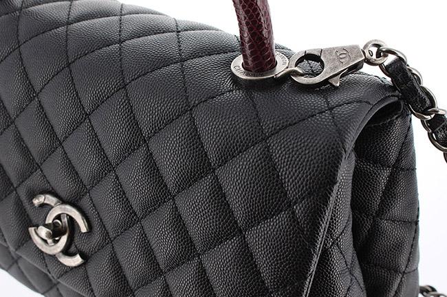 シャネル CHANEL シャネル トップハンドル ミニ フラップバッグ ショルダーバッグ AS2431 B05607 94305