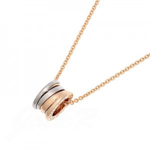 ブルガリ BVLGARI ビーゼロワン ネックレス PG/WG 354903.CL858219 新品 ジュエリー ブランドジュエリー