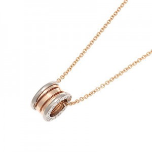 ブルガリ BVLGARI ビーゼロワン ネックレス PG/WG CL857655 新品 ジュエリー ブランドジュエリー