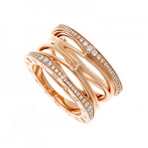 ブルガリ BVLGARI ビーゼロワン デザインレジェンドリング #55 AN858125 新品 ジュエリー ブランドジュエリー