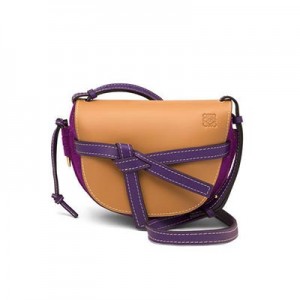 ロエベ LOEWE 新作! ゲートスモールバッグ 差し色キレイなパープル 321.51.T21