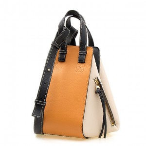 ロエベ  LOEWE バッグ レディース 2WAYハンド/ショルダーバッグ [ハンモック] アンバーブラウン×ライトブラウン×ブラック 387 30PS35 8234