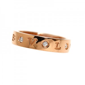 ブルガリ BVLGARI ブルガリ・ブルガリ リング K18PG 7Pダイヤモンド 指輪 メンズ ジュエリー アクセサリー BH1085655