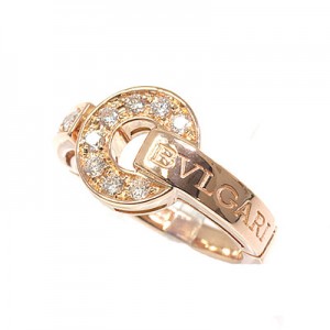 BVLGARI ブルガリ ブルガリブルガリ リング 750PG ダイヤ 7号 AN855854