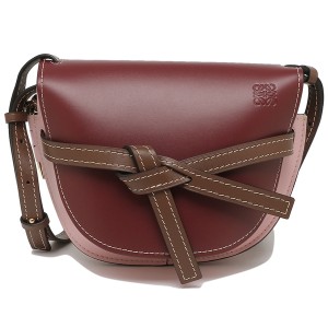ロエベ ショルダーバッグ レディース スモールバッグ  GATE SMALL BAG LOEWE  レッド ピンク 32154T20 6948