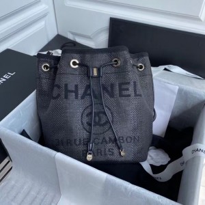 シャネル CHANEL スモールハンドバッグ ショルダーバッグ 巾着 AS1045 