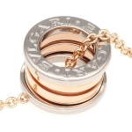 ブルガリ BVLGARI ビーゼロワン ネックレス PG/WG CL857655 新品 ジュエリー ブランドジュエリー