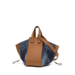 ロエベ LOEWE 一番人気!多機能&かわいいハンモック デニム＆タン  387.50.S35