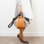 ロエベ  LOEWE バッグ レディース 2WAYハンド/ショルダーバッグ [ハンモック] アンバーブラウン×ライトブラウン×ブラック 387 30PS35 8234